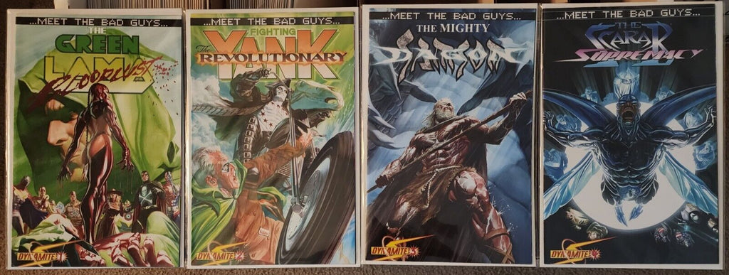 Project Superpowers Meet the Bad Guy#1-4 Complete Alex Ross 2009