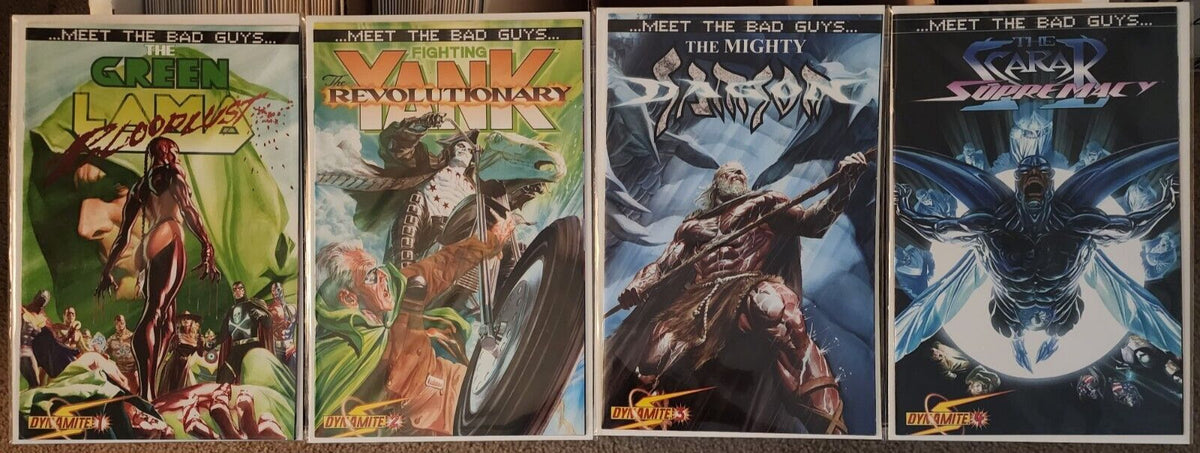 Project Superpowers Meet the Bad Guy#1-4 Complete Alex Ross 2009