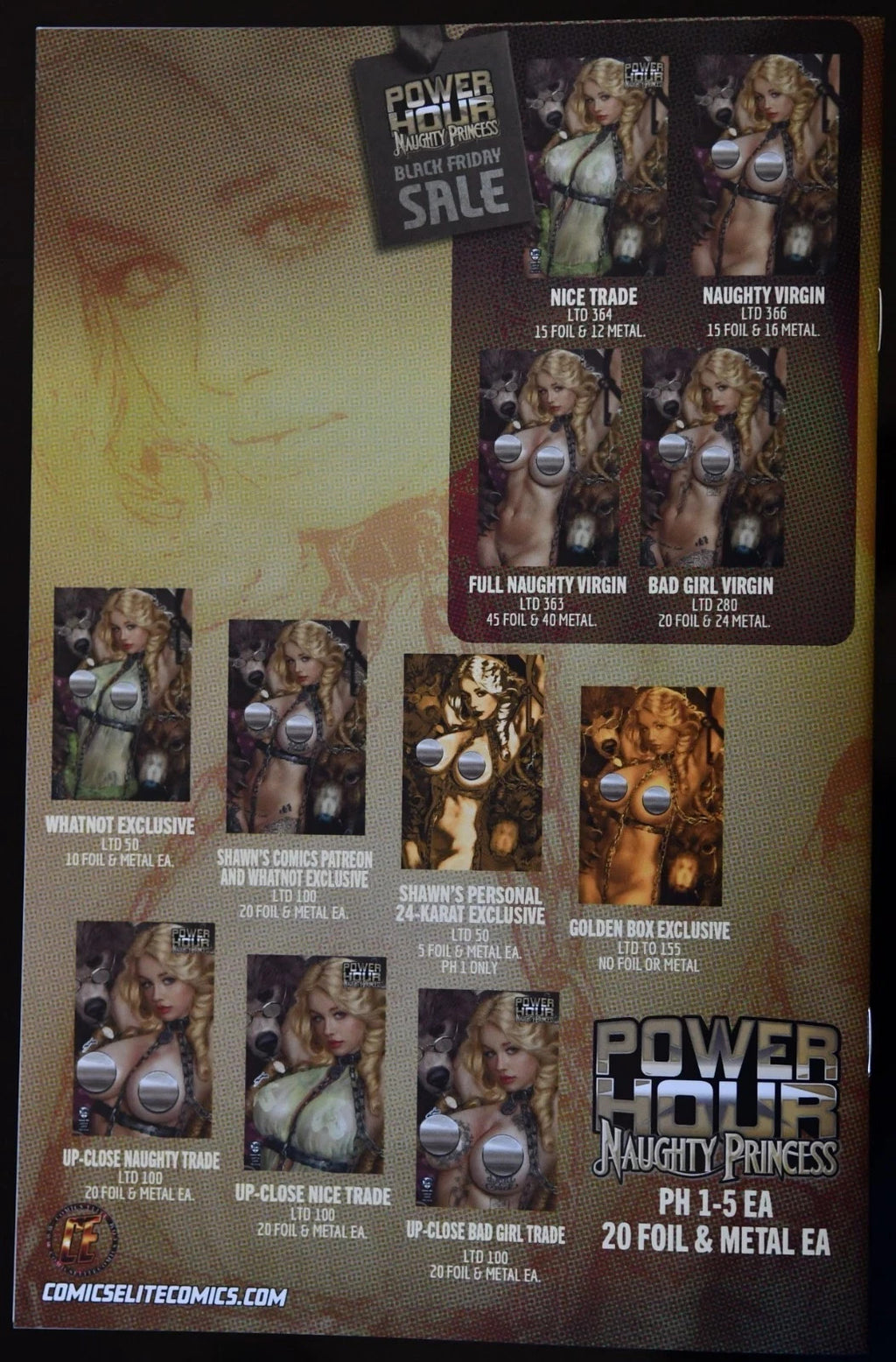 Power Hour Preview #3 Shikarii Goldie 6 Book Boxset including Whatnot Exclusive