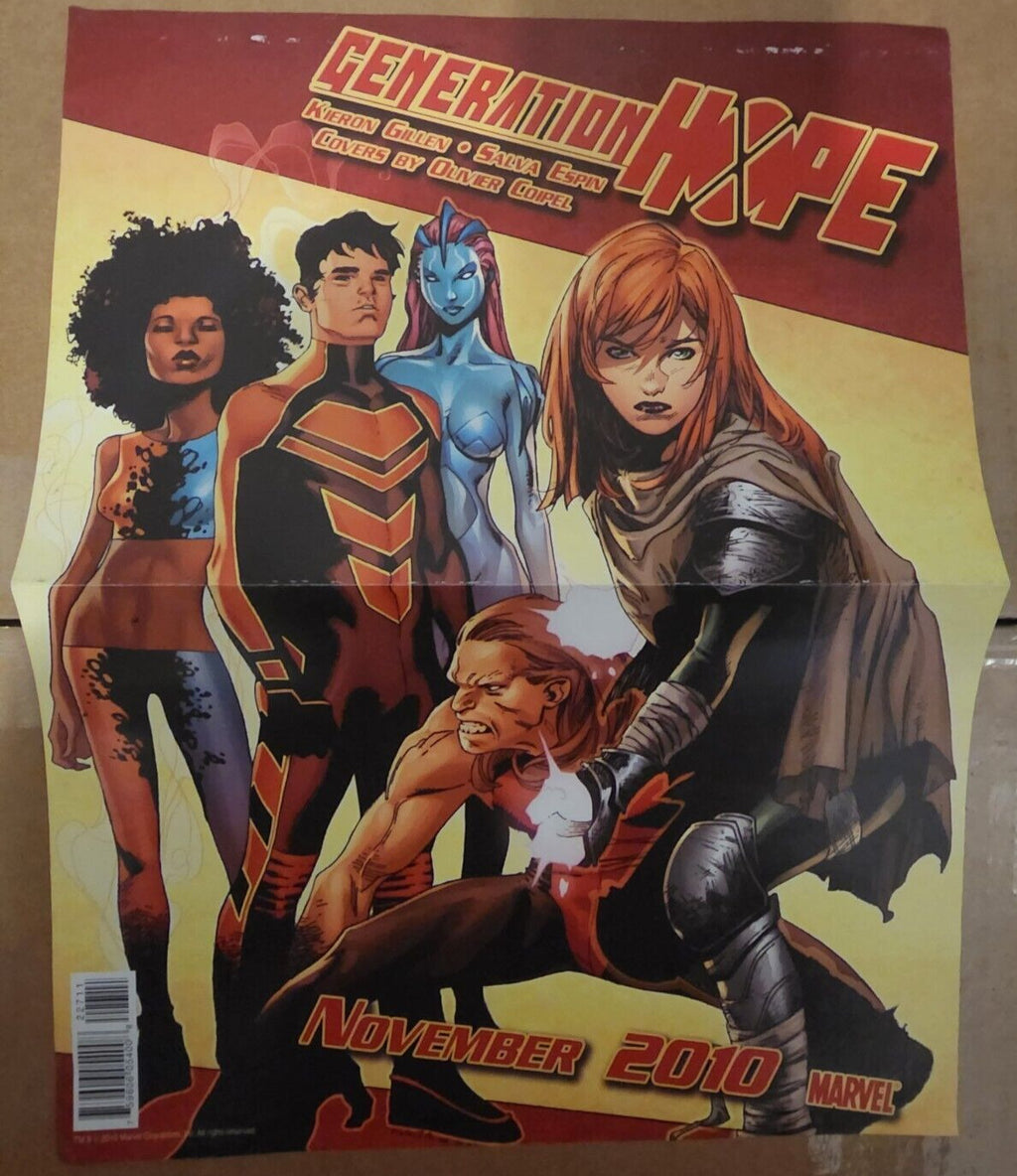 ULTIMATE SPIDER-MAN #150 GENERATION HOPE MARVEL PROMO POSTER 2010 DOUBLE-SIDED