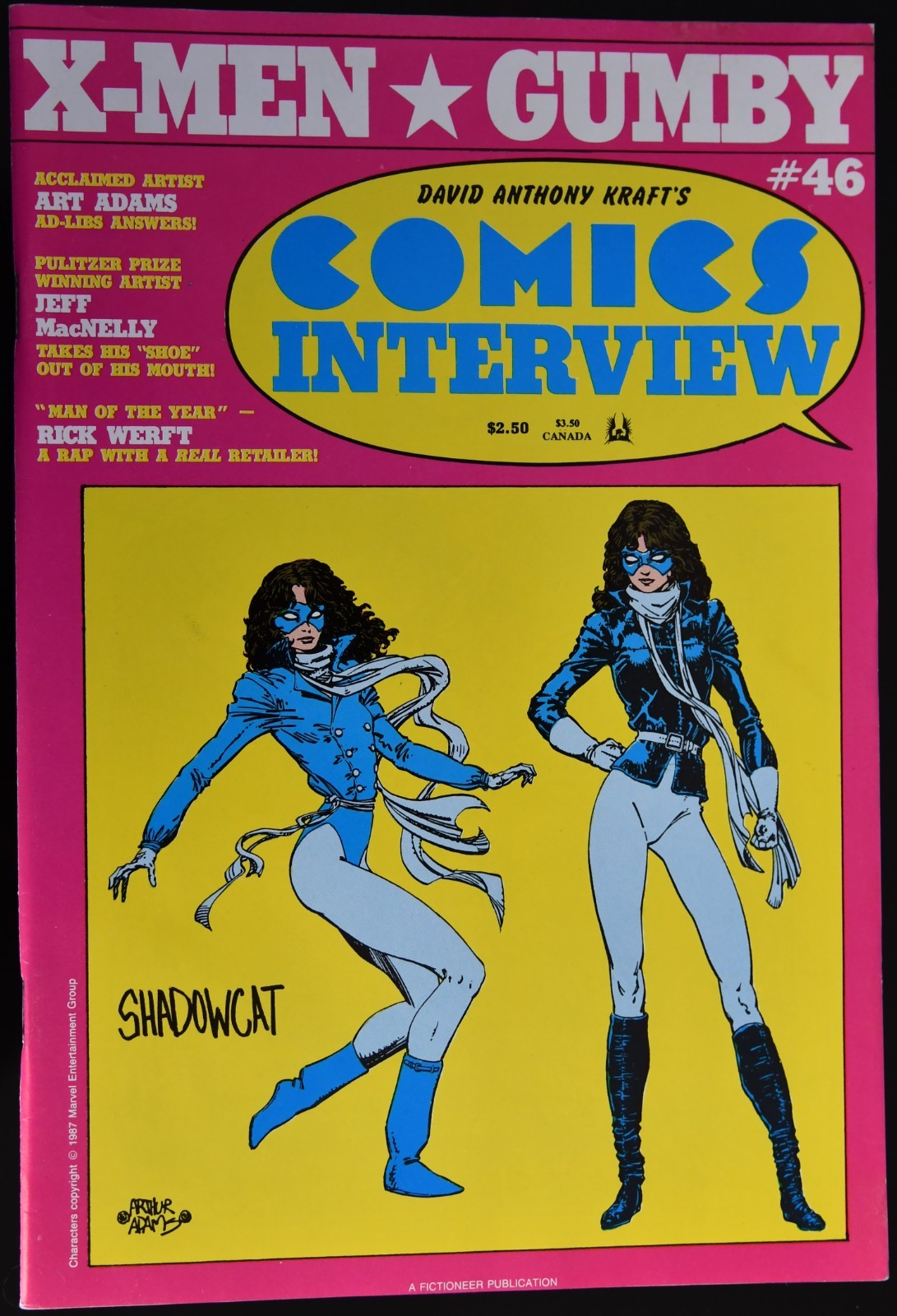 Comics Interview #46 Arthur Adams Shadowcat Kitty Pryde X-Men 1987