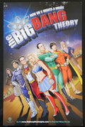 2011 Warner Bros THE BIG BANG THEORY Comic Book Backing Board TV Series PROMO