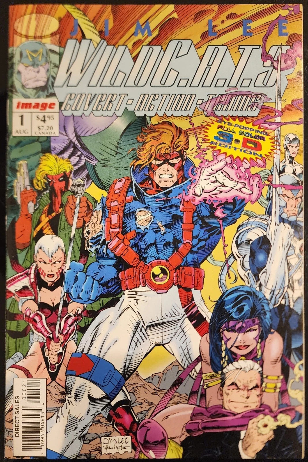 WildC.A.T.s #1 1992 1st Team app, 1st app. Grifter Jim Lee Choose Your Issue