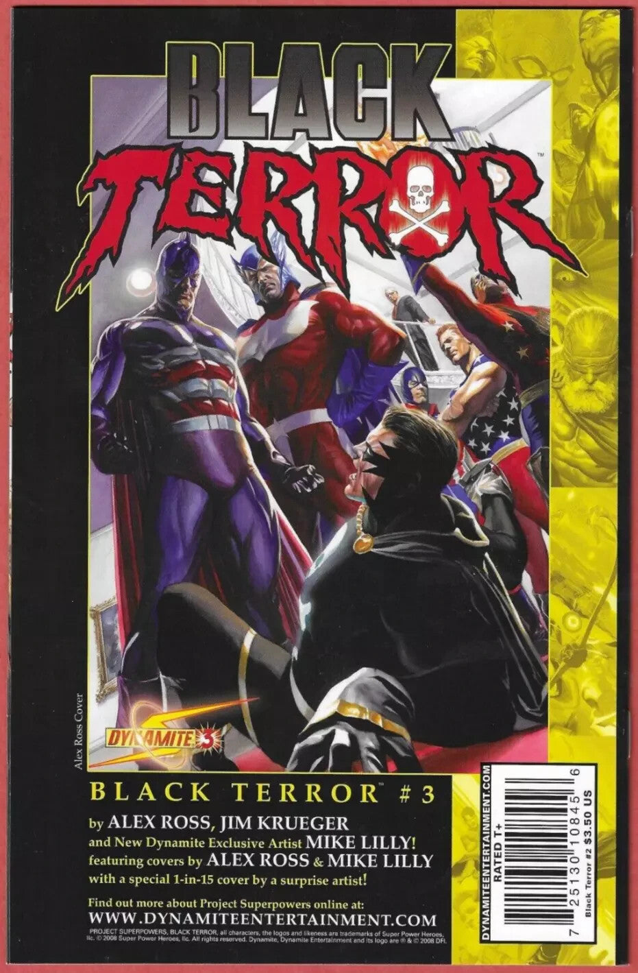 Black Terror #1-9 Alex Ross Dynamite Entertainment 2010