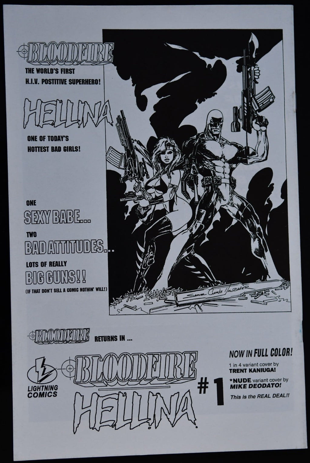 Hellina: Kiss of Death 1995 Lightning Comics Choose Your Issue
