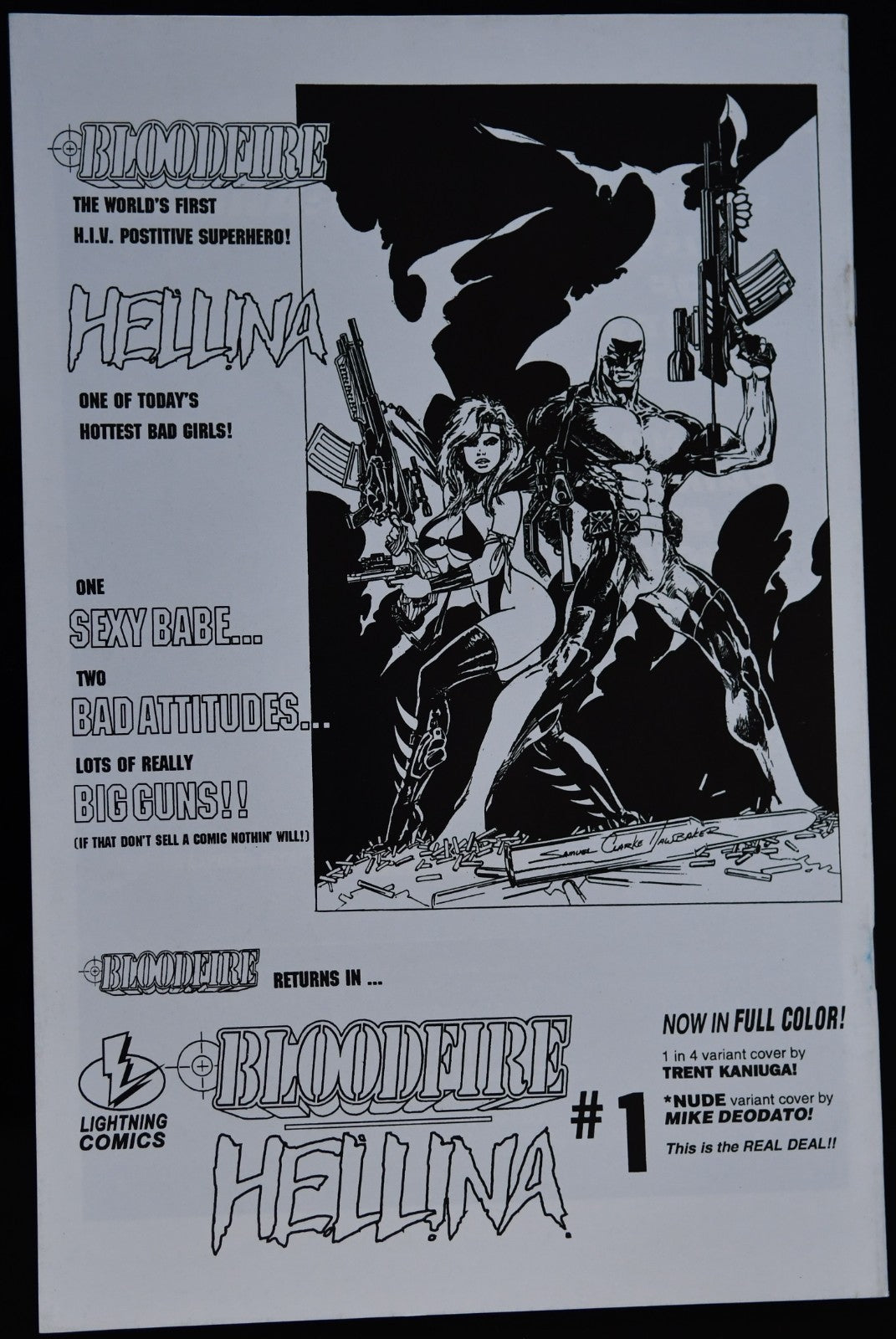 Hellina: Kiss of Death 1995 Lightning Comics Choose Your Issue
