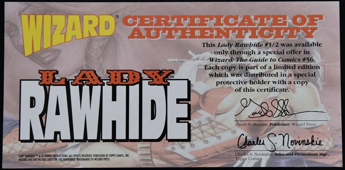 Lady Rawhide, Vol. 1 (1995-1996) Topps Comics Choose Your Issue