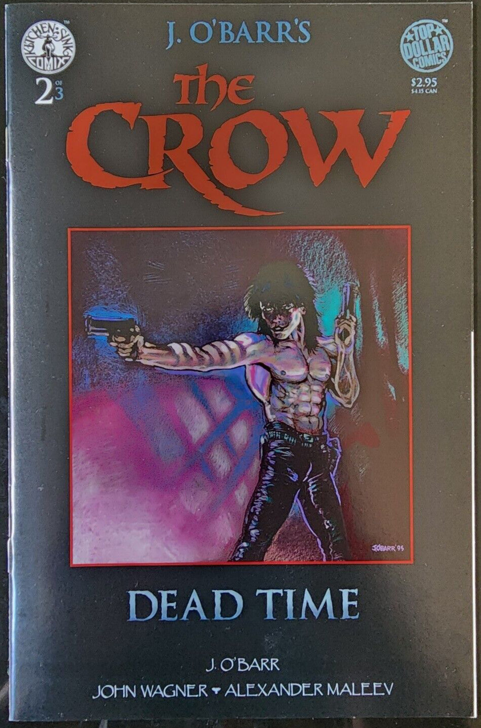 The Crow Dead Time 1-3 Complete 1996 Kitchen Sink Comix J. O'Barr's