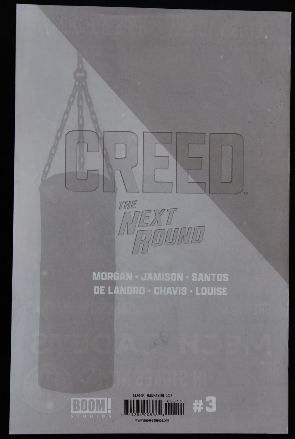 Creed: The Next Round #1-4 Mini Series Boom Studios 2023