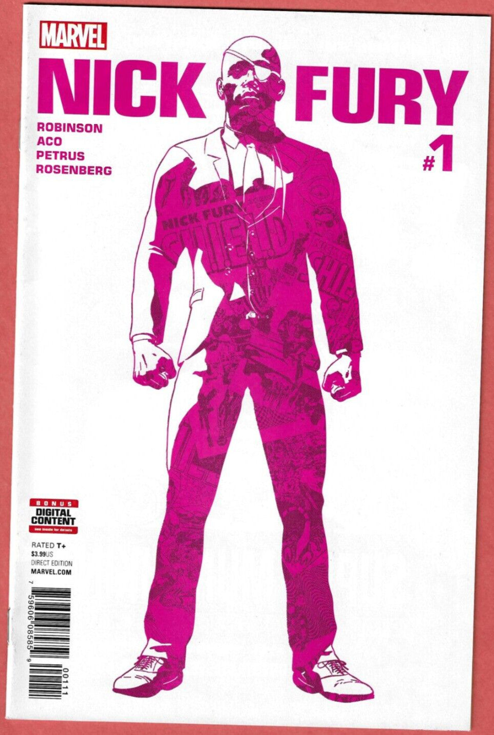 NICK FURY #1, #4 Avengers Marvel MCU 2017 Robinson, Rosenberg, Aco Petris