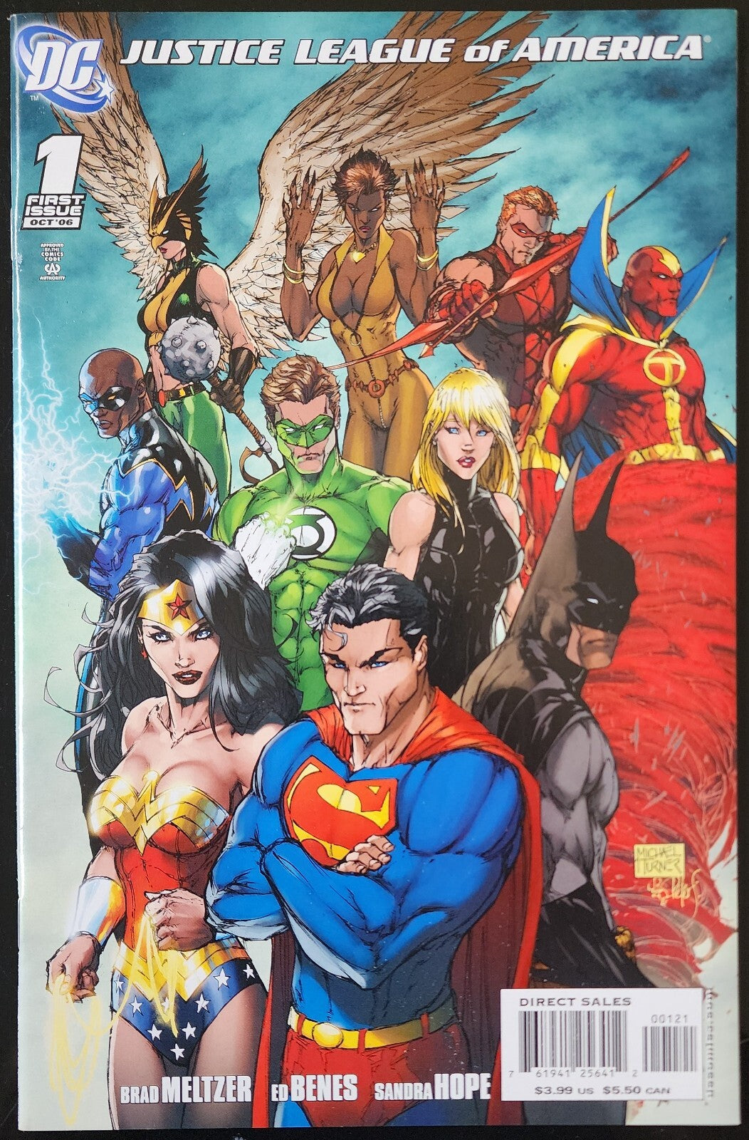 Justice League of America, Vol. 2 #1 Michael Turner 1st App of Dr. Impossible