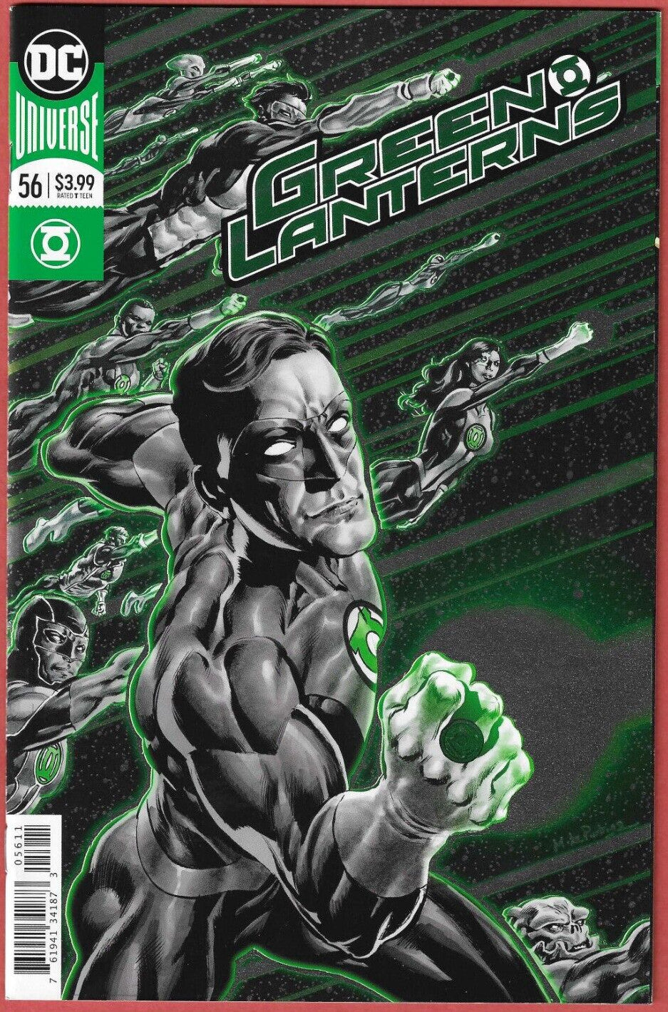 GREEN LANTERN #56 GREEN FOIL COVER 2018 DC