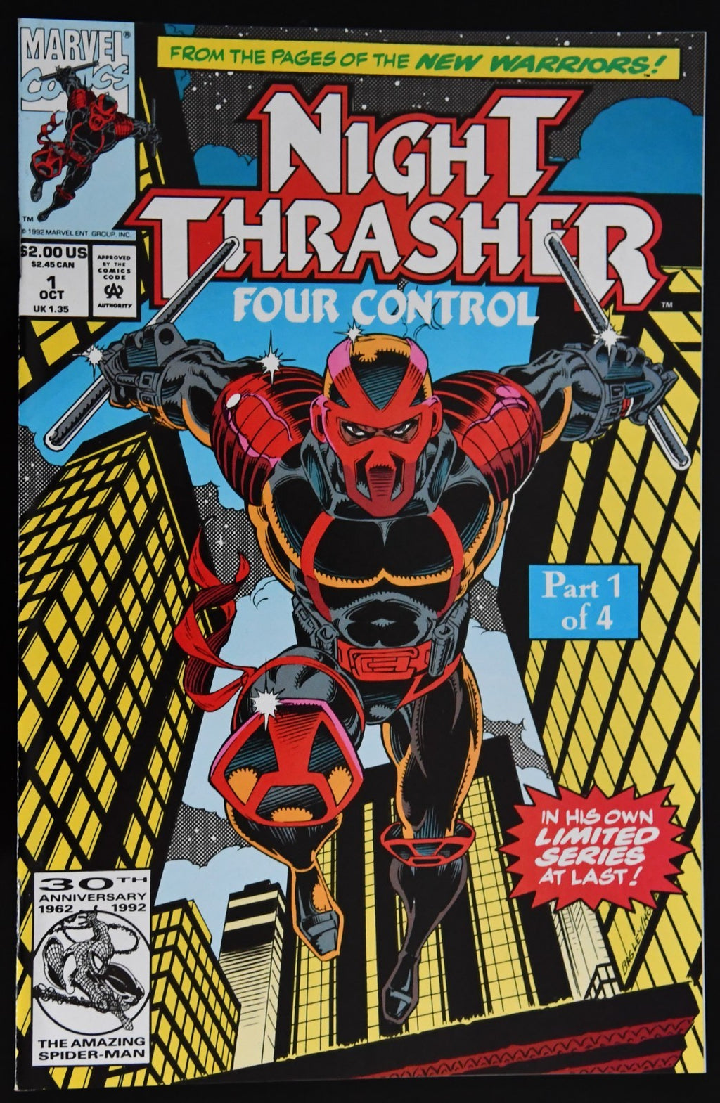 Night Thrasher: Four Control #1 (Marvel Comics October 1992)