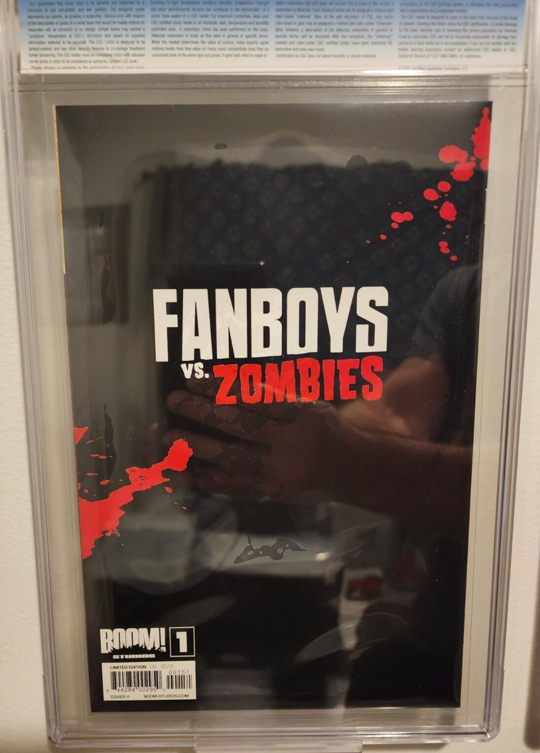 Fanboys vs Zombies #1 CGC 9.8 1:100 Suydam Crisis on Infinite Earths #7 Homage