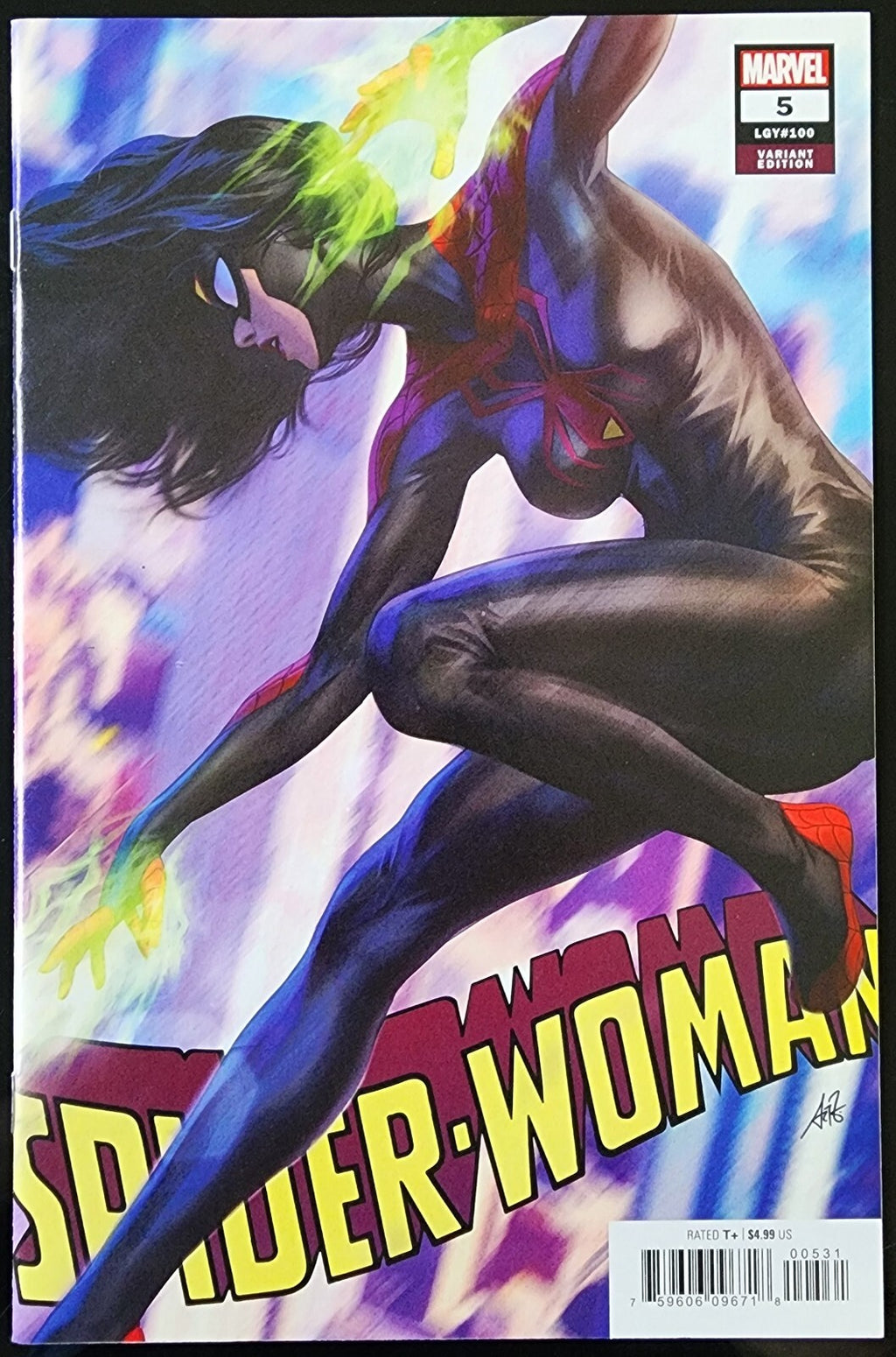 Spider-Woman #5 (100) Artgerm Cover Variant (Marvel Comics December 2020)