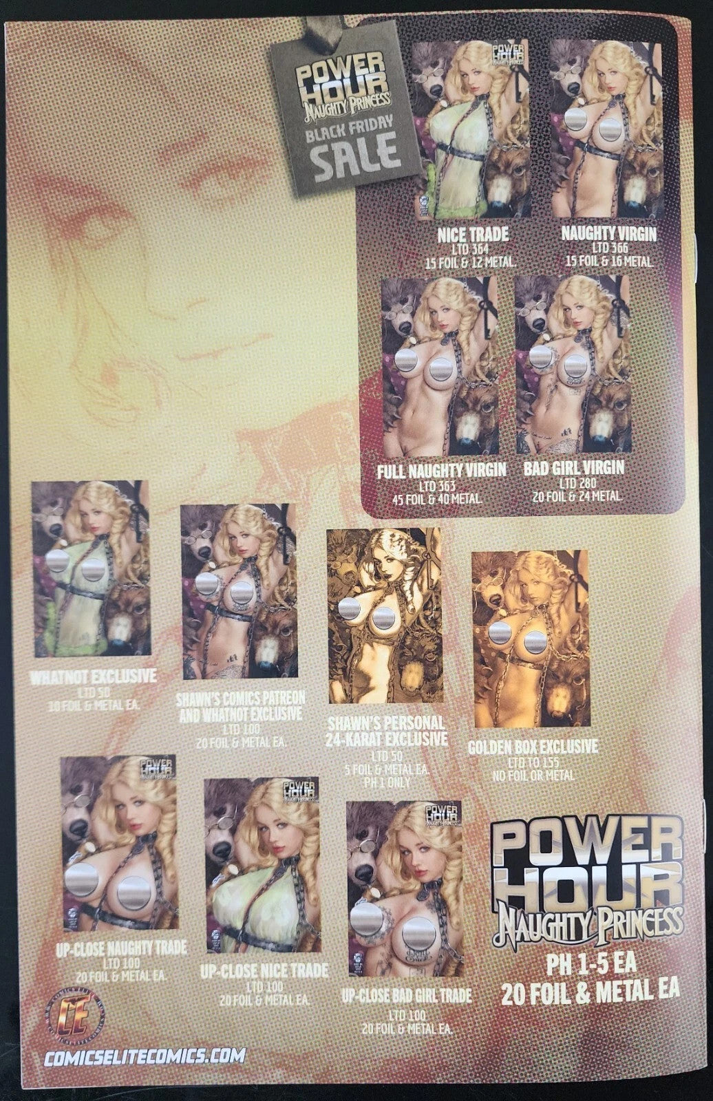 Power Hour Preview #3 Shikarii Goldie 6 Book Boxset including Whatnot Exclusive
