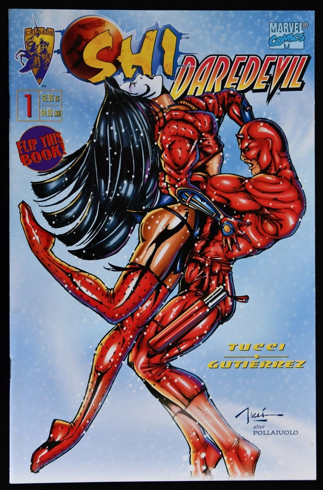 Shi / Daredevil #1 Crossover & Flip Book. Crusade Marvel Comic. (1997)