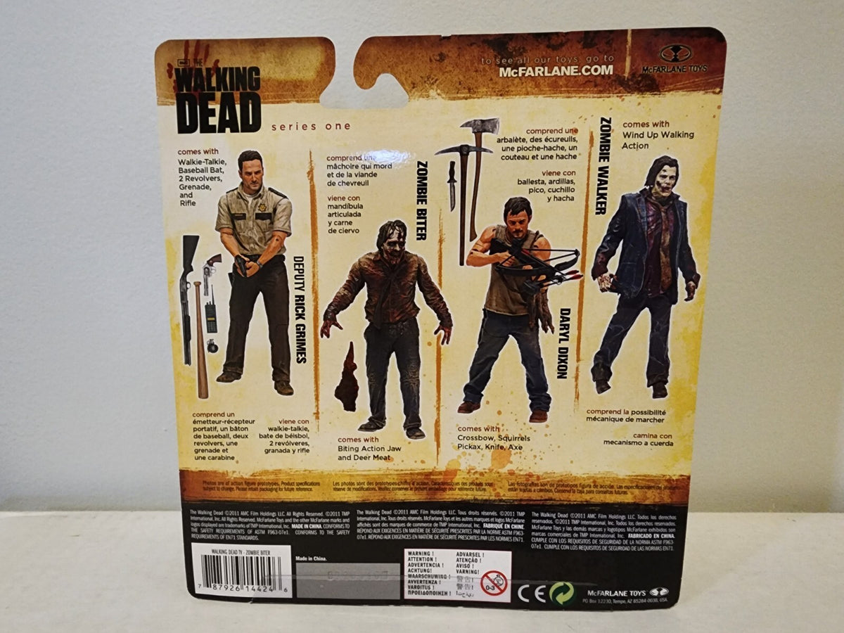 AMC The Walking Dead Zombie Biter 5 inch Action Figure Series 1- McFarlane Toys