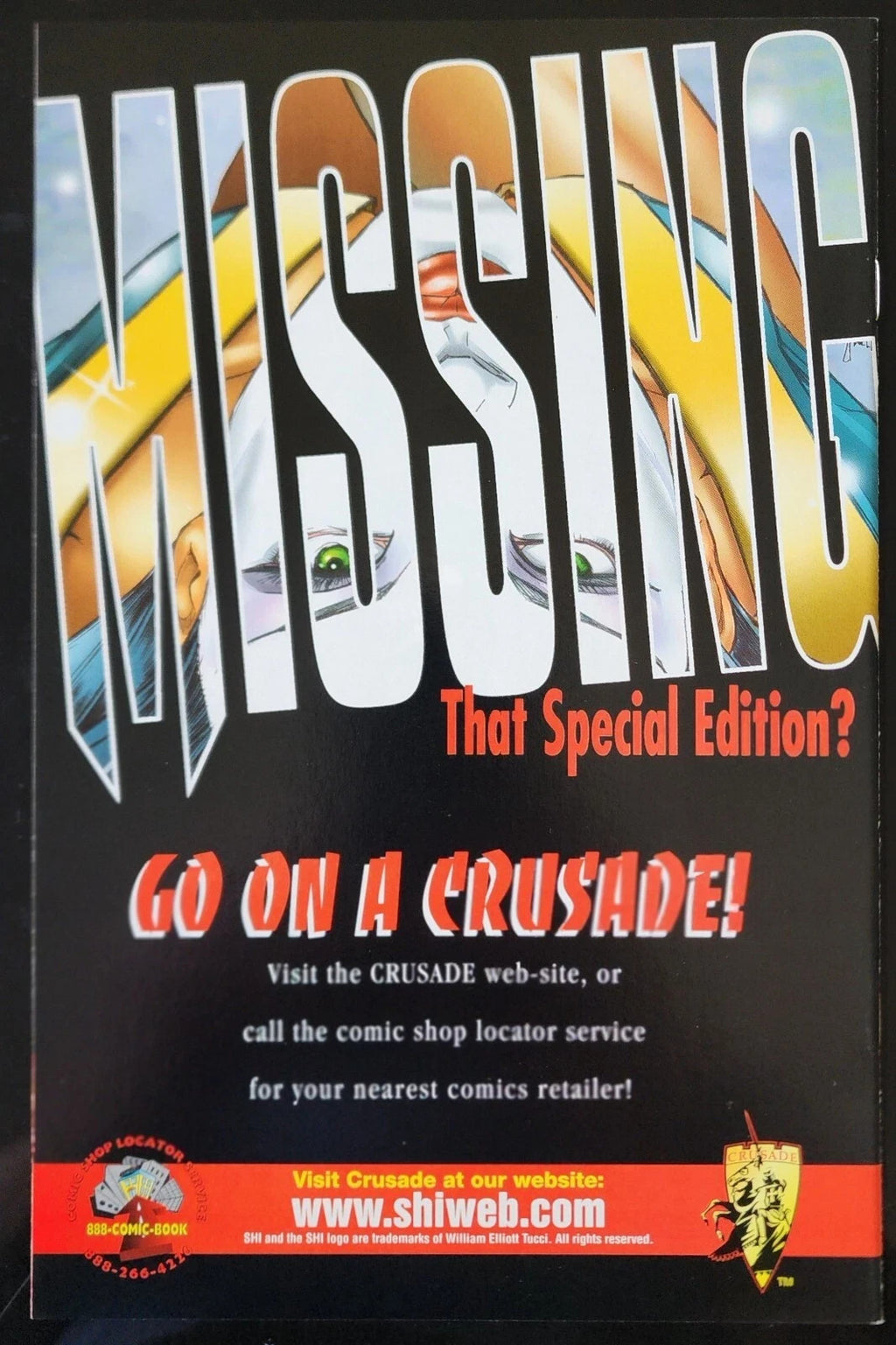 Shi: The Series (1997-2000) Crusade Comics, Choose Your Issue