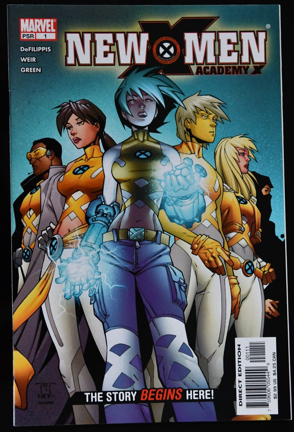 NEW X-MEN ACADEMY X #1 Marvel 2004 1st appearances of Dryad, Quill and Audio