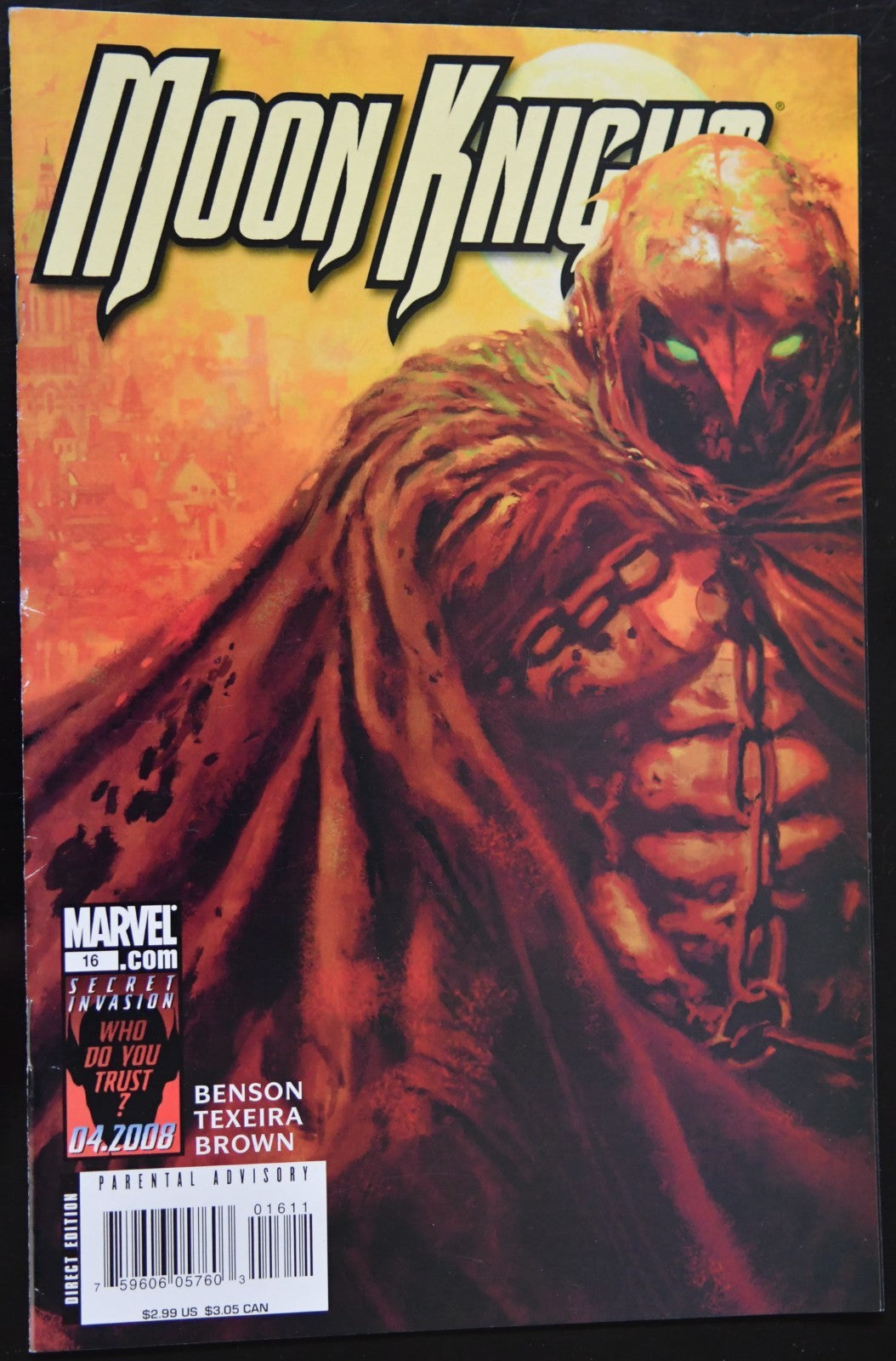 Moon Knight #14 #16 Arthur Suydam