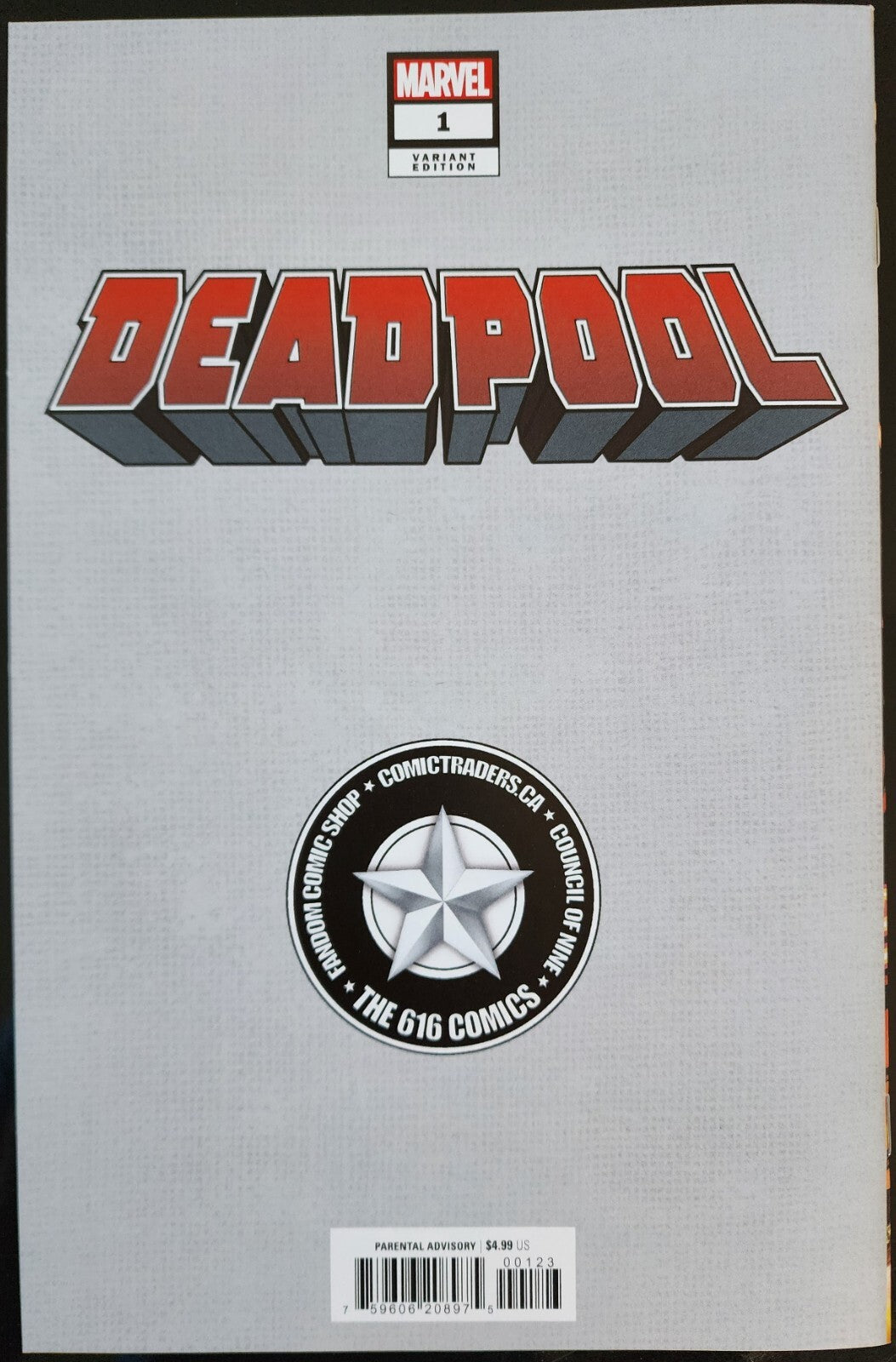DEADPOOL #1 (DERRICK CHEW EXCLUSIVE VARIANT)(2024) COMIC BOOK ~ Marvel