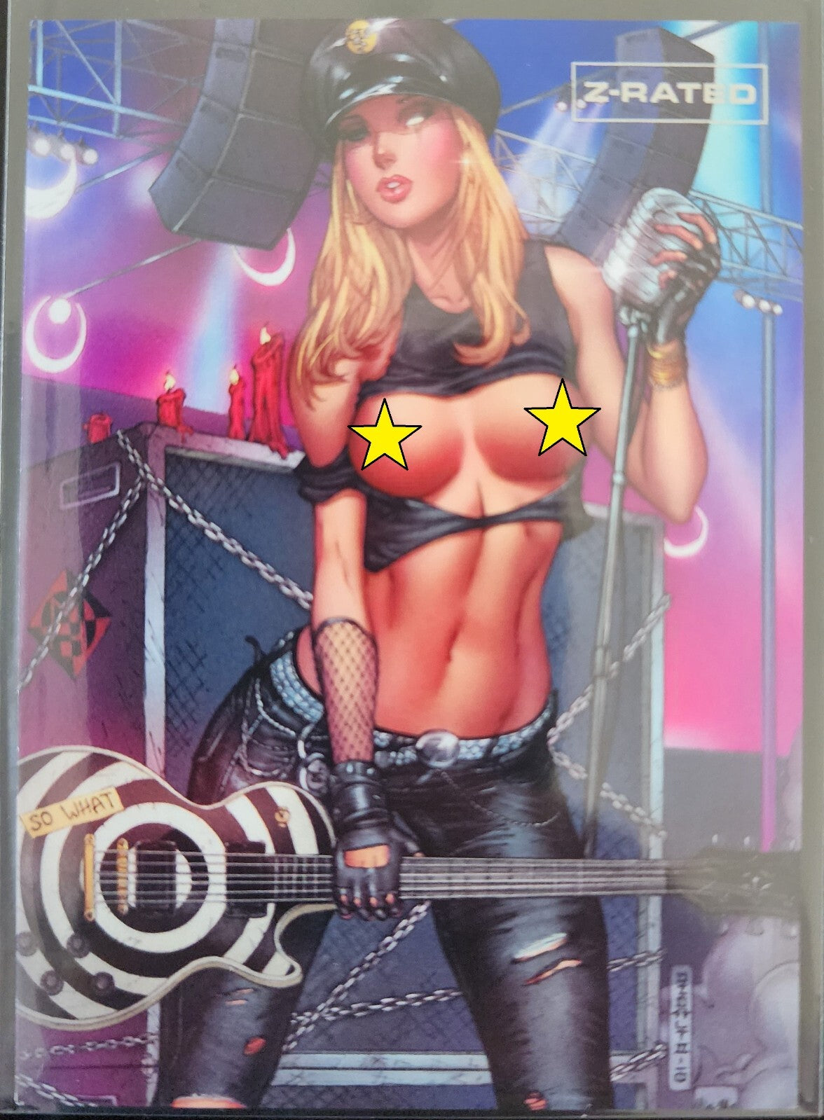 Zenescope Z-RATED Trade Card: #7ZC MIKE DEBALFO Cold Foil Card 2024