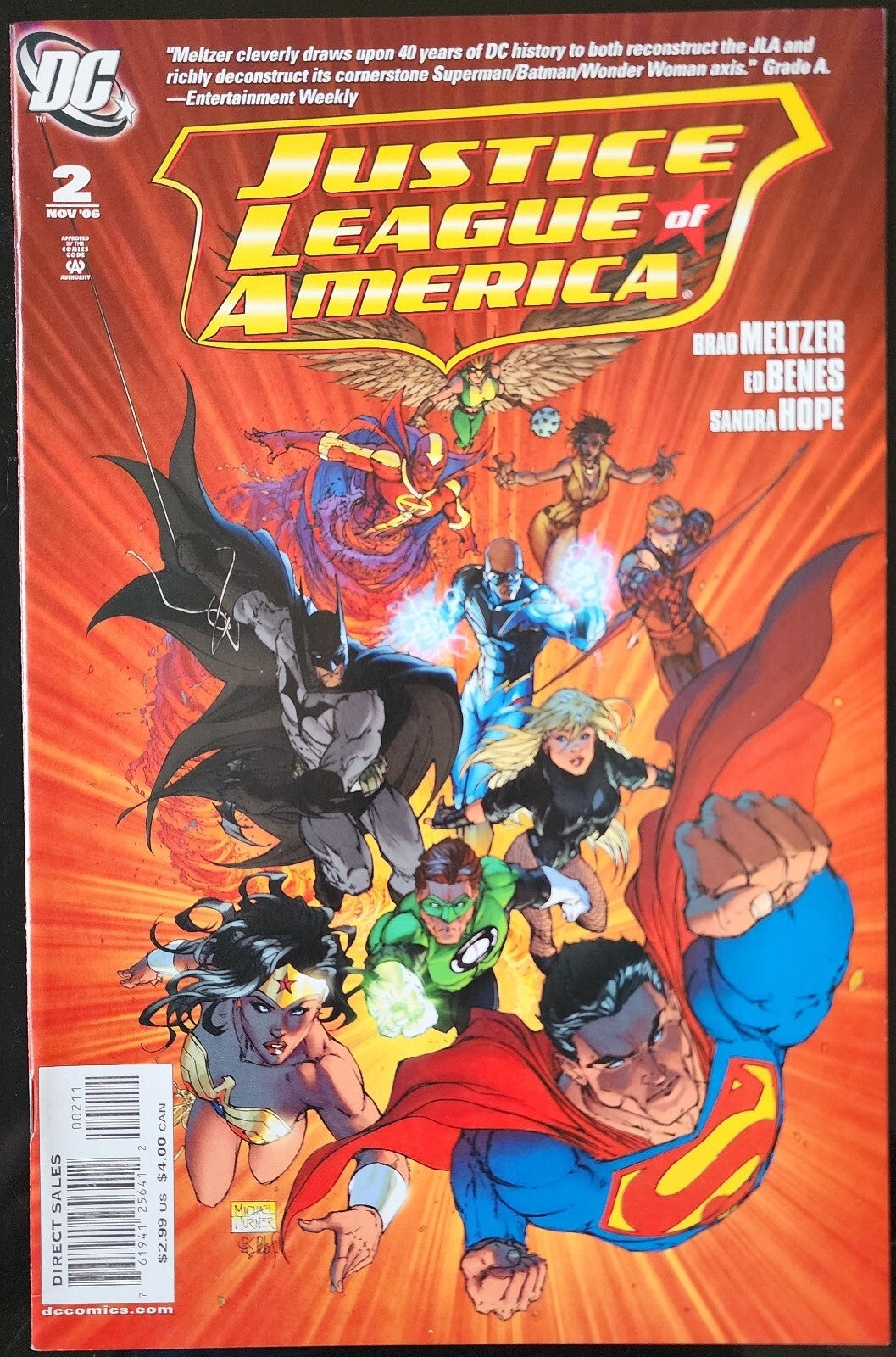 Justice League of America, Vol. 2 #2 Michael Turner cpy2