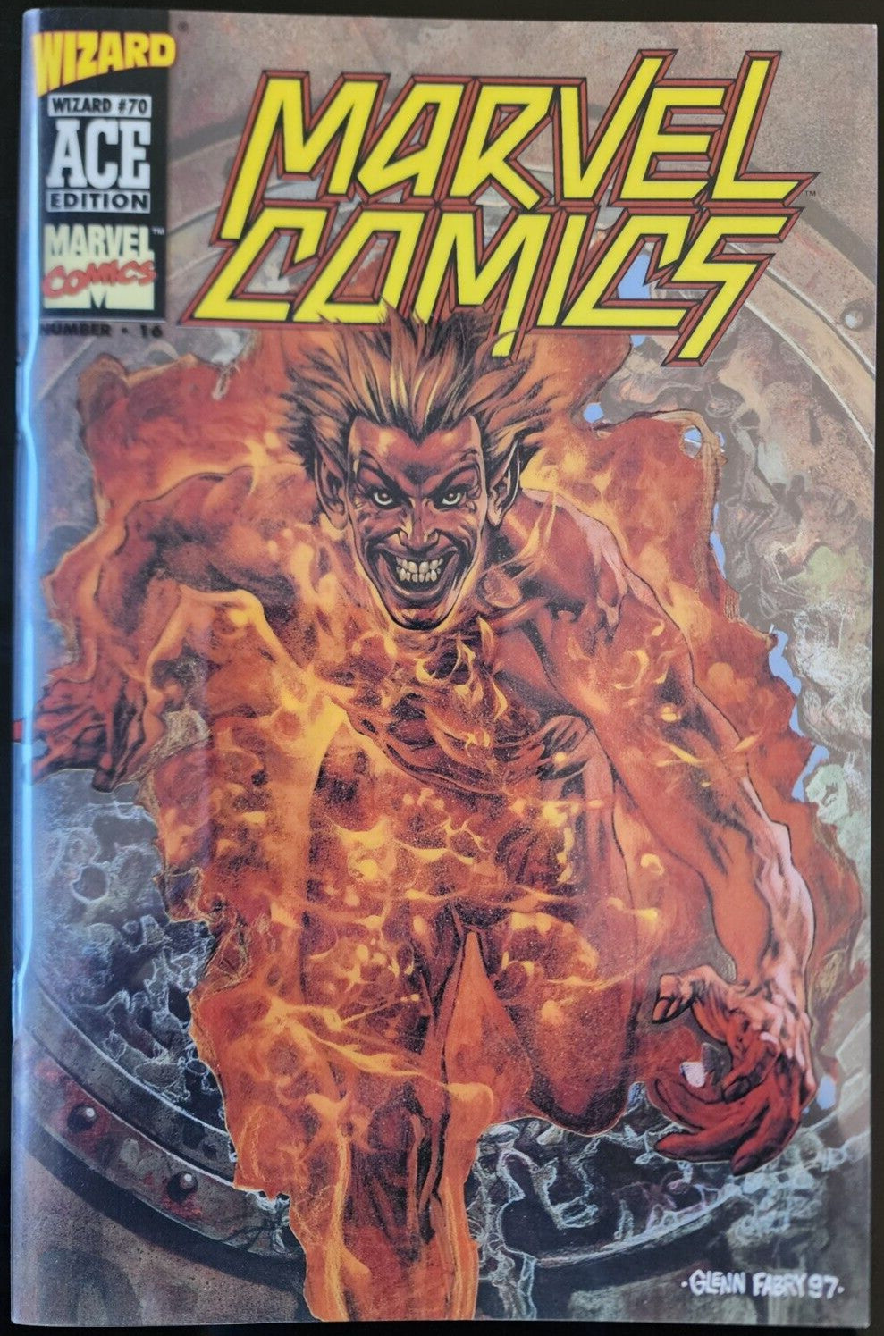 Marvel Comics #1 Wizard Ace Edition #16 Marvel Comics 1997 Glenn Fabry #70