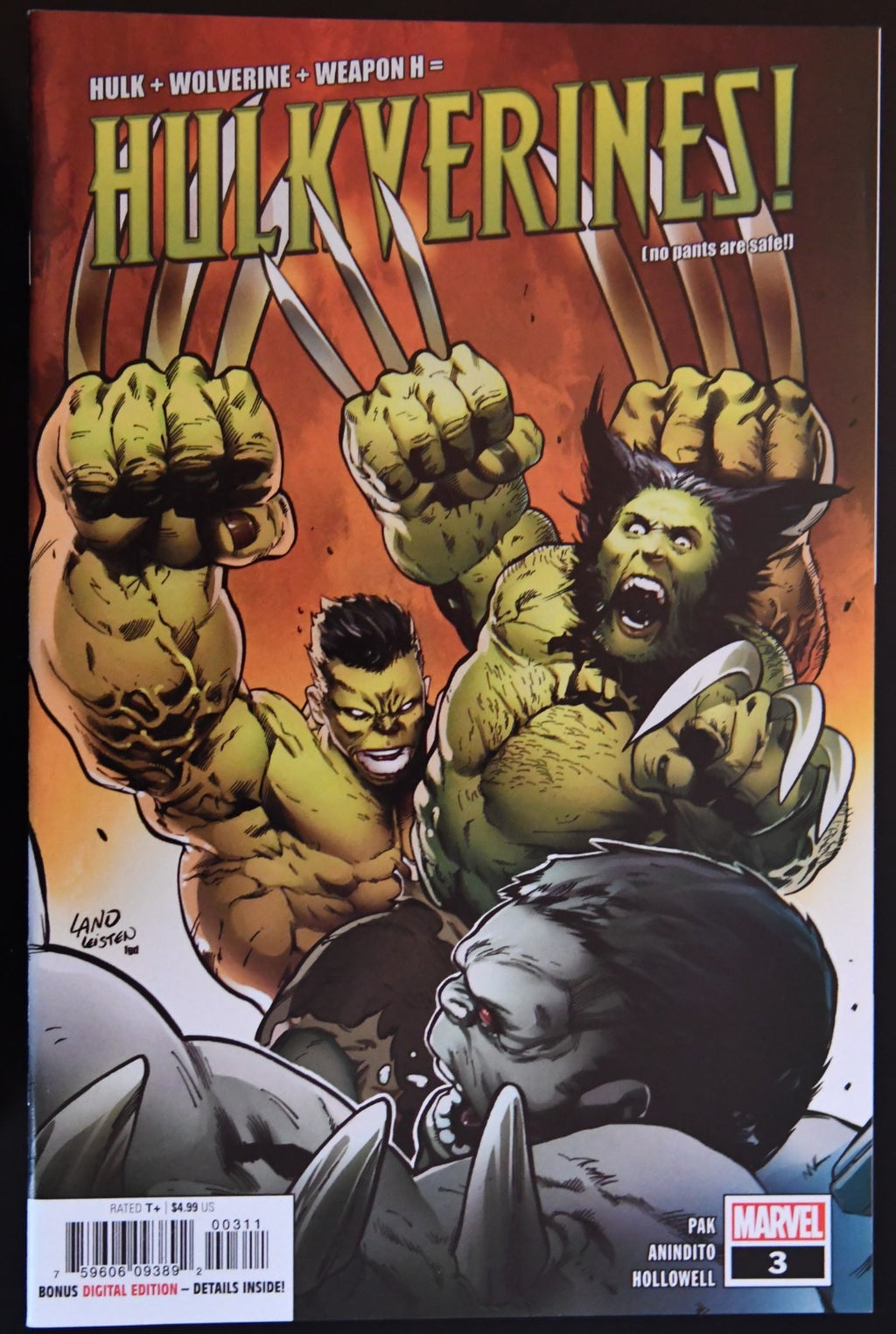 Hulkverines #3 2019 Greg Land