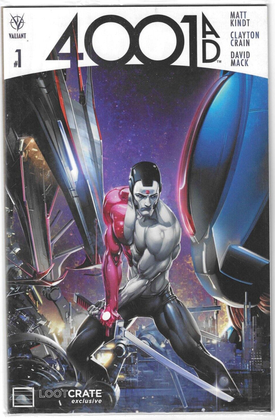 4001 AD #1 Lootcrate Exclusive Valiant Sealed