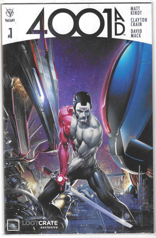 4001 AD #1 Lootcrate Exclusive Valiant Sealed