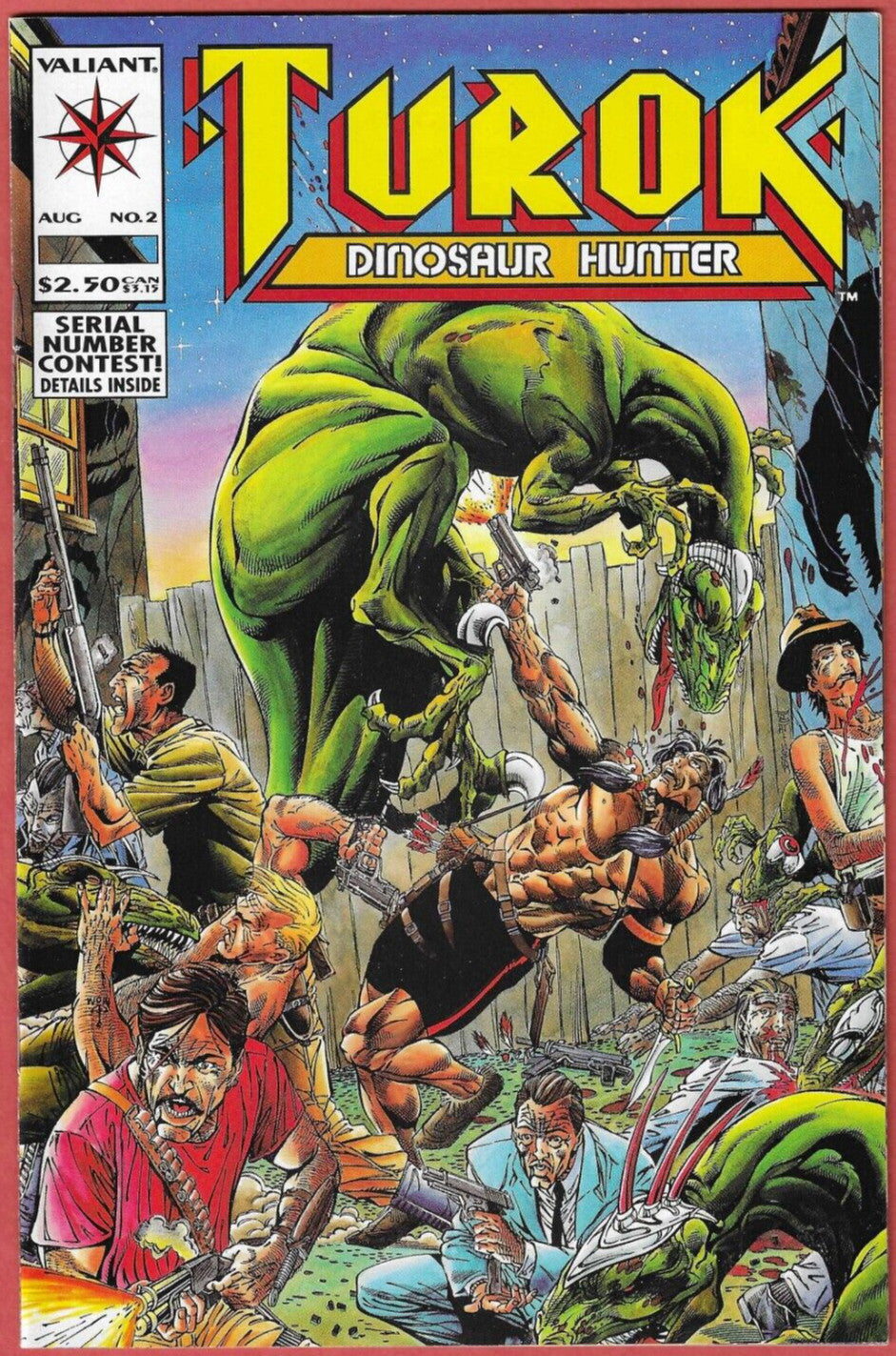 Turok Dinosaur Hunter #1, #2 Valiant Comics Lot 1993 1st app. of Mon-Ark