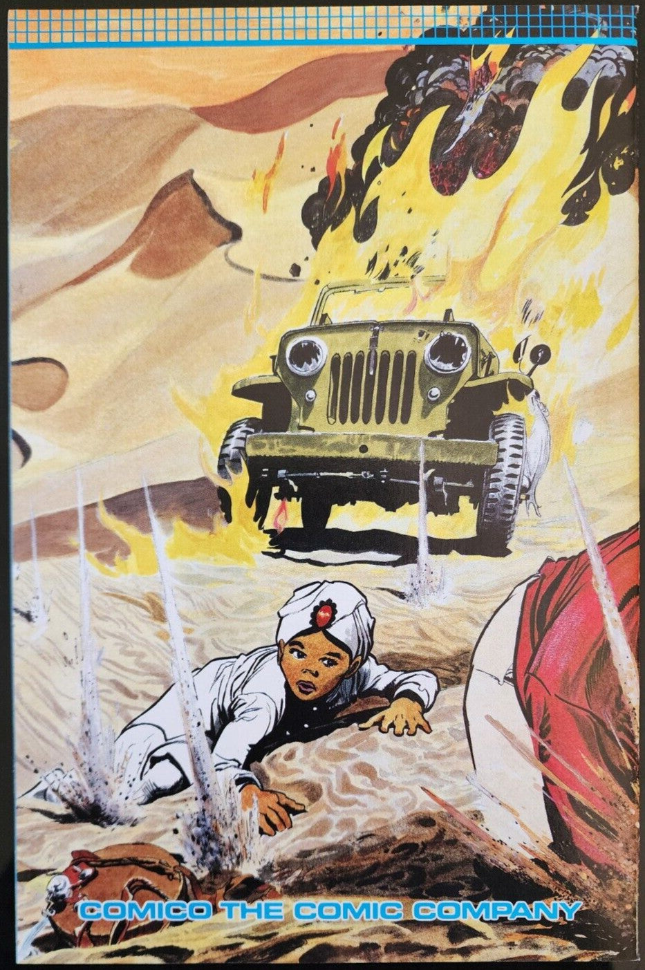 Jonny Quest #1 (1986) Comico, Doug Wildey cover! Wrap around cover!