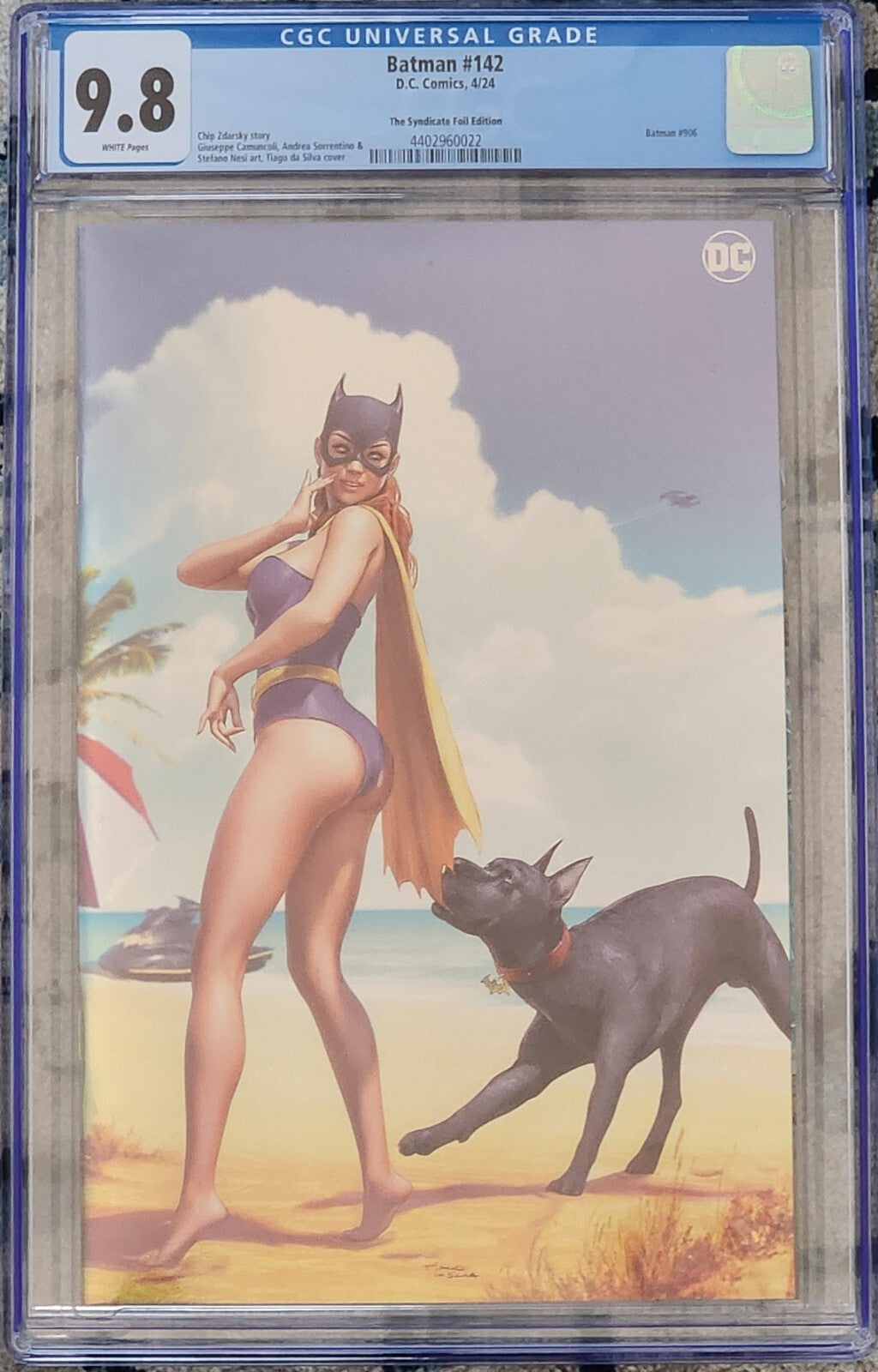 BATMAN #142 CGC 9.8 TIAGO DA SILVA EXCLUSIVE FOIL COPPERTONE HOMAGE LTD 800