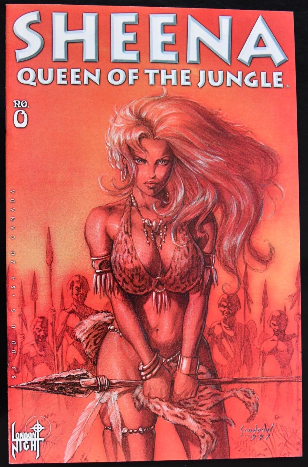 Sheena: Queen of The Jungle (Bound) (1998-1999) London Night Choose Your Issue