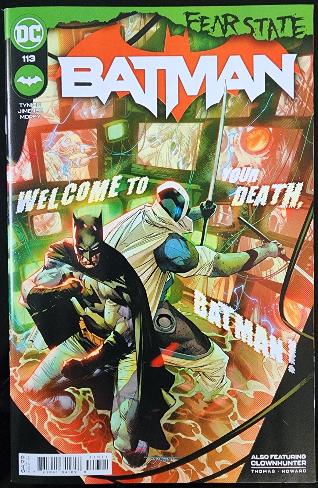 Batman #113 (2021) 1st Full Appearance of Peacekeeper X DC Comics