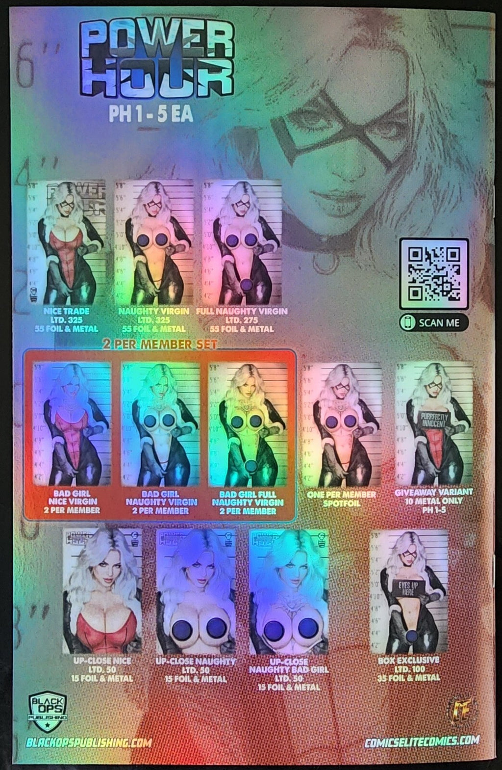 Power Hour #3 Preview Shikarii Bad Kitty 2 Per Member Patreon Foil Match 6 Set
