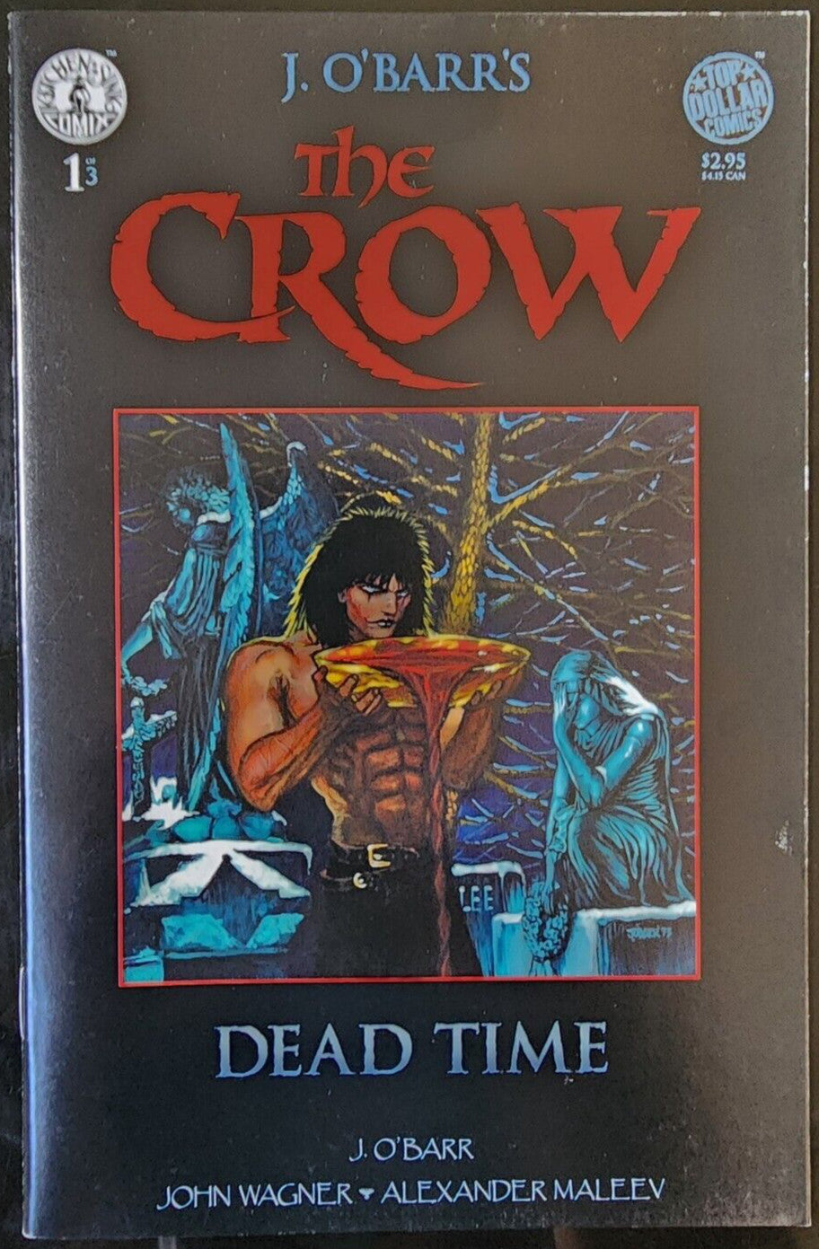 The Crow Dead Time 1-3 Complete 1996 Kitchen Sink Comix J. O'Barr's
