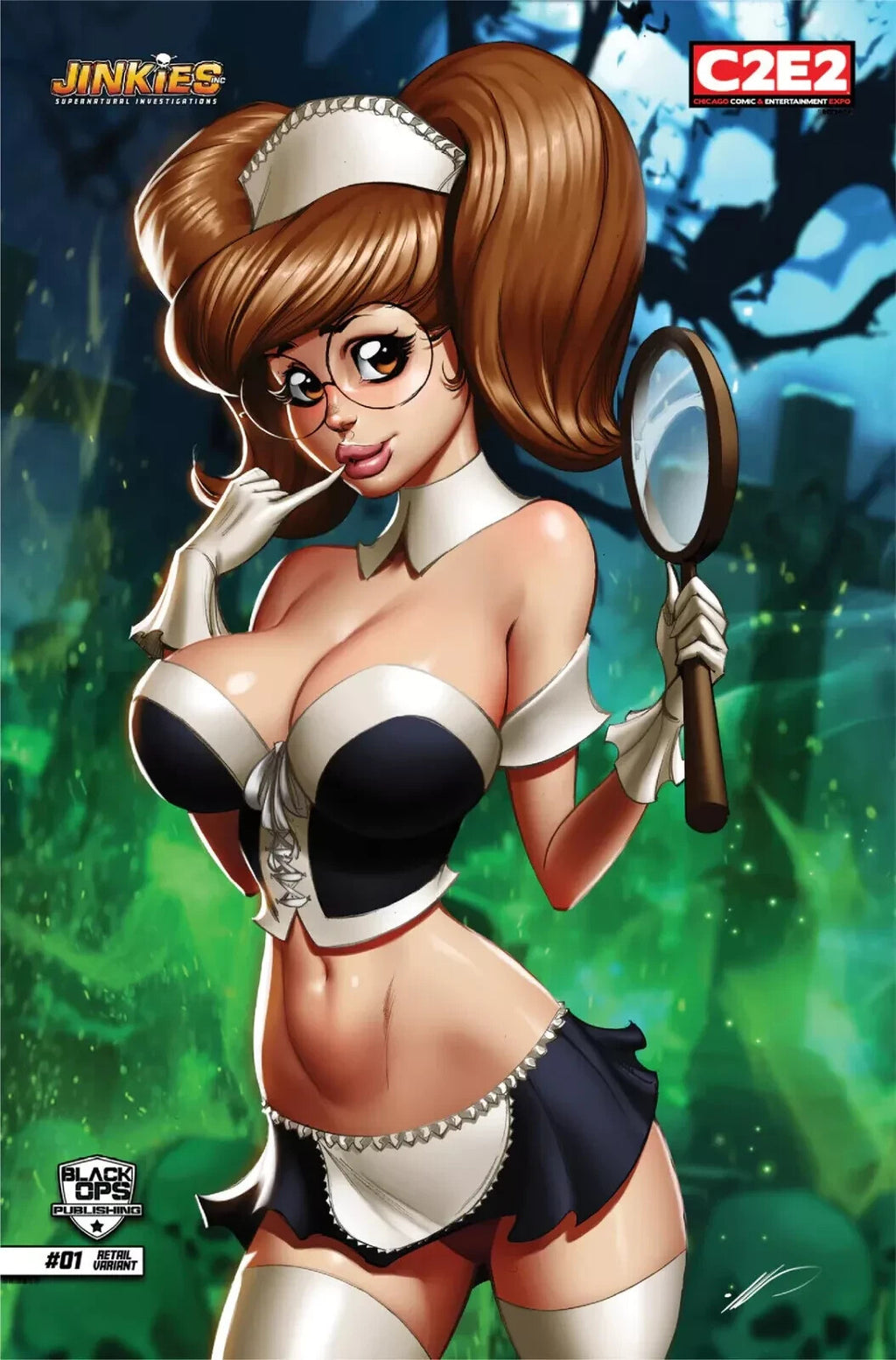 Jinkies Inc. #1 Ale Garza C2E2 Trade Dress Variant Cover (A) Black Ops LTD 300