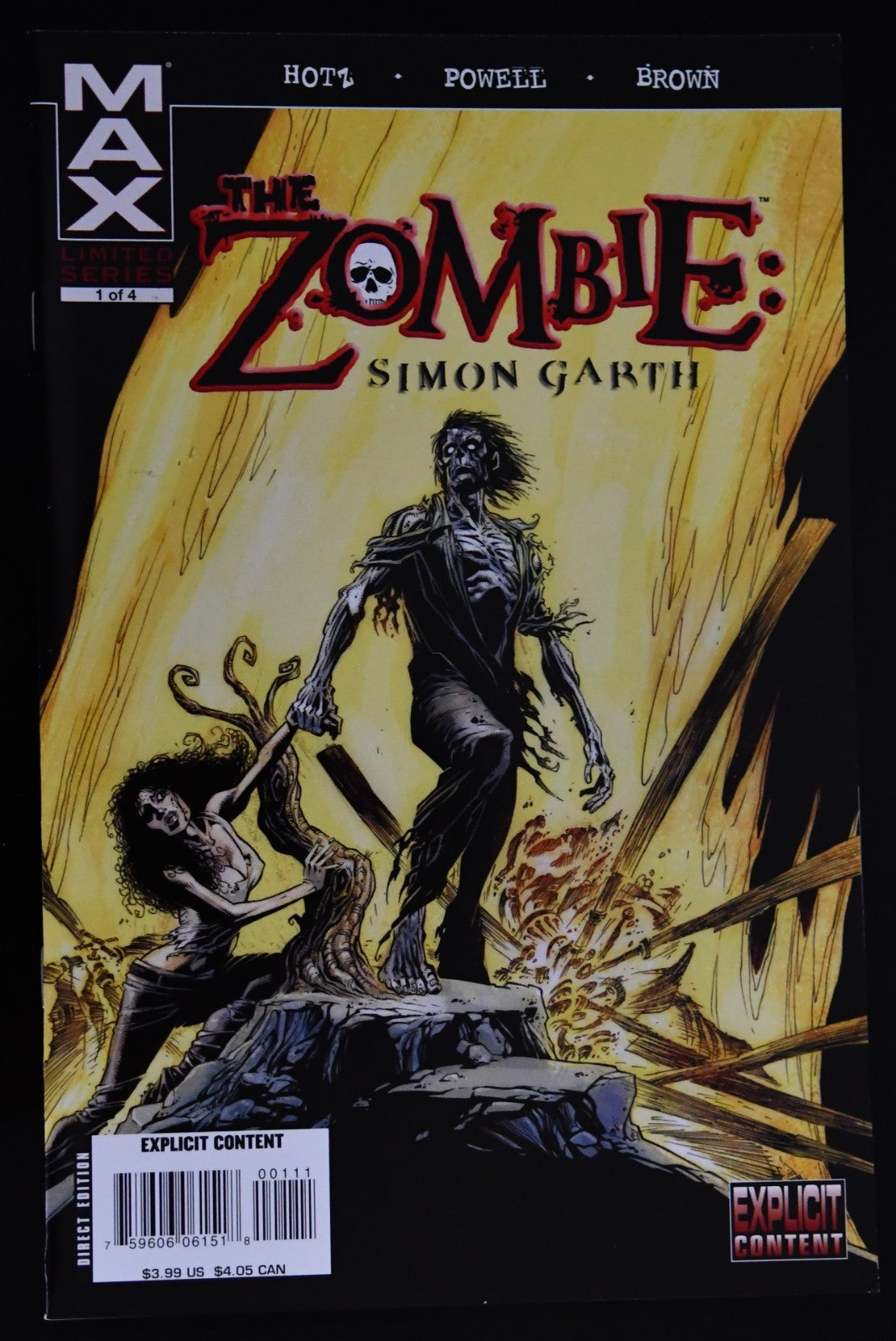 The Zombie: Simone Garth #1-4 2008 Set