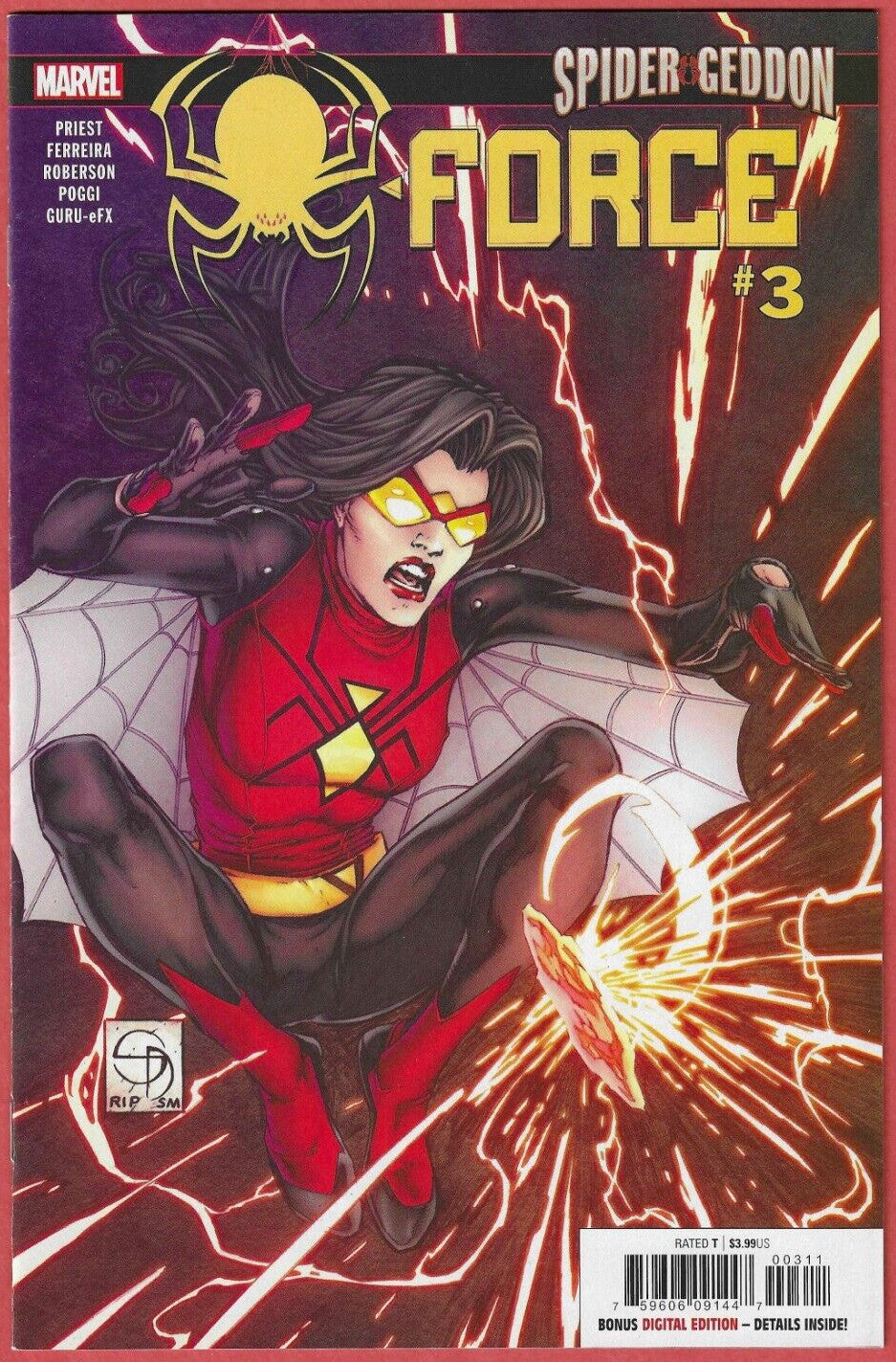 🕷️ SPIDER-FORCE #3 Spider-Geddon (2019 MARVEL Comics)