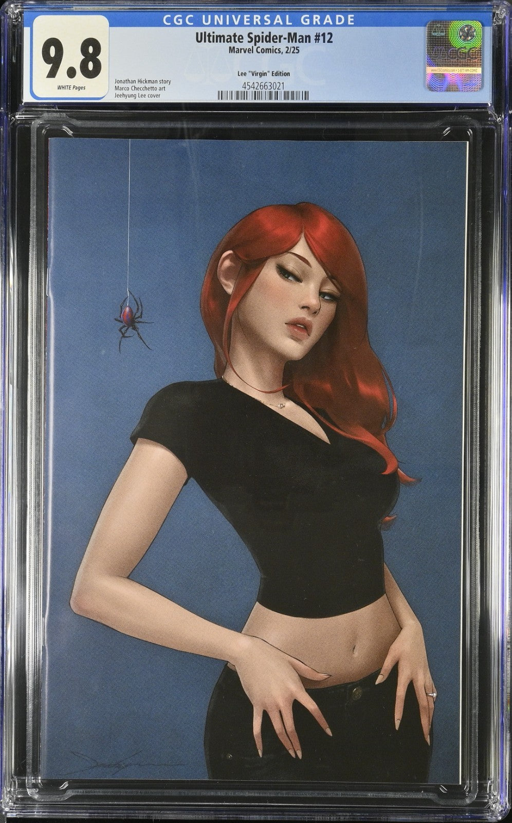 Ultimate Spider-Man #12 CGC 9.8 (2025) 1:100 Jeehyung Lee "MJ" Virgin Variant