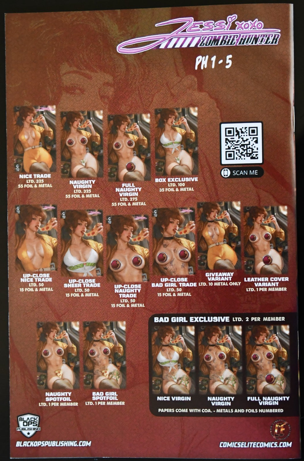 Jessi Zombie Hunter #2 Shikarii Turtle Babe Patreon Box Set Ltd 100