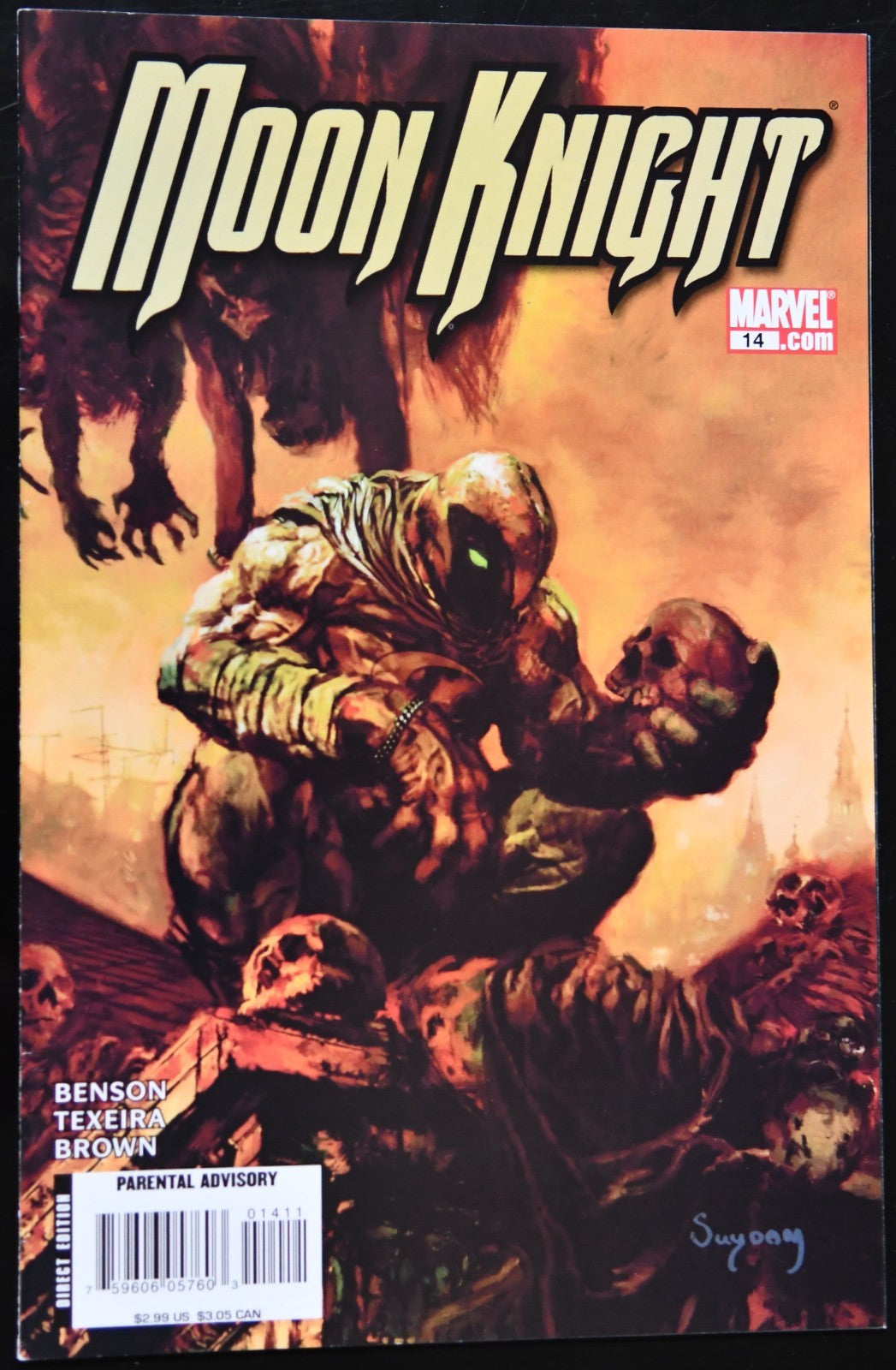 Moon Knight #14 #16 Arthur Suydam