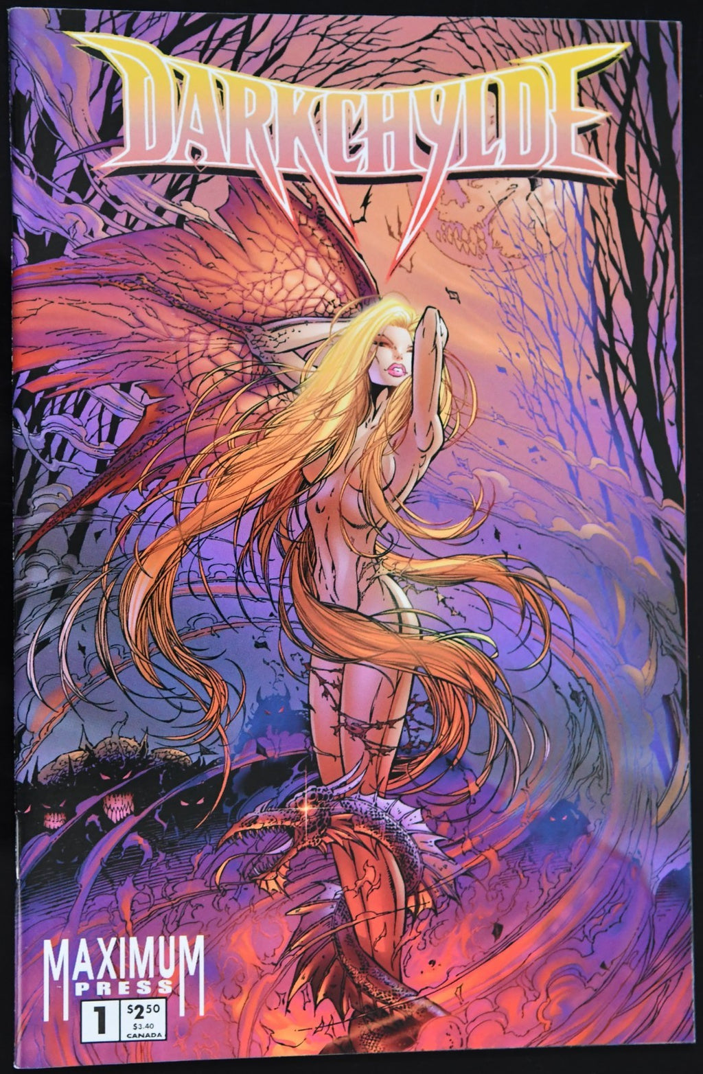 Glory/Angela: Angels in Hell #1 1996 1st app. of Darkchylde in Preview