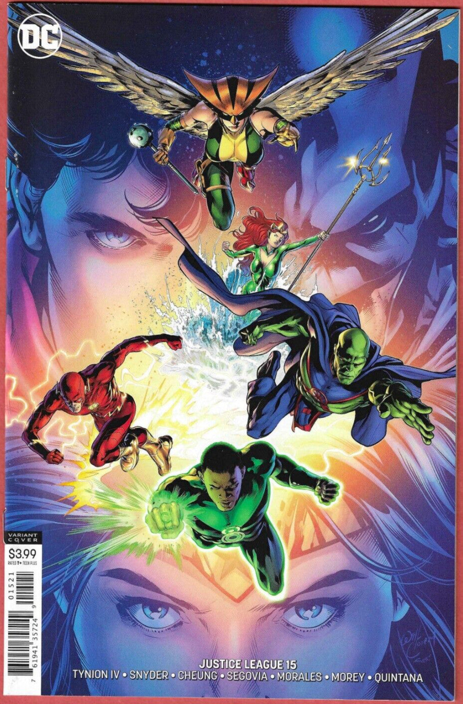 JUSTICE LEAGUE, VOL 4 #15B WILL CONRAD VARIANT COVER 2019
