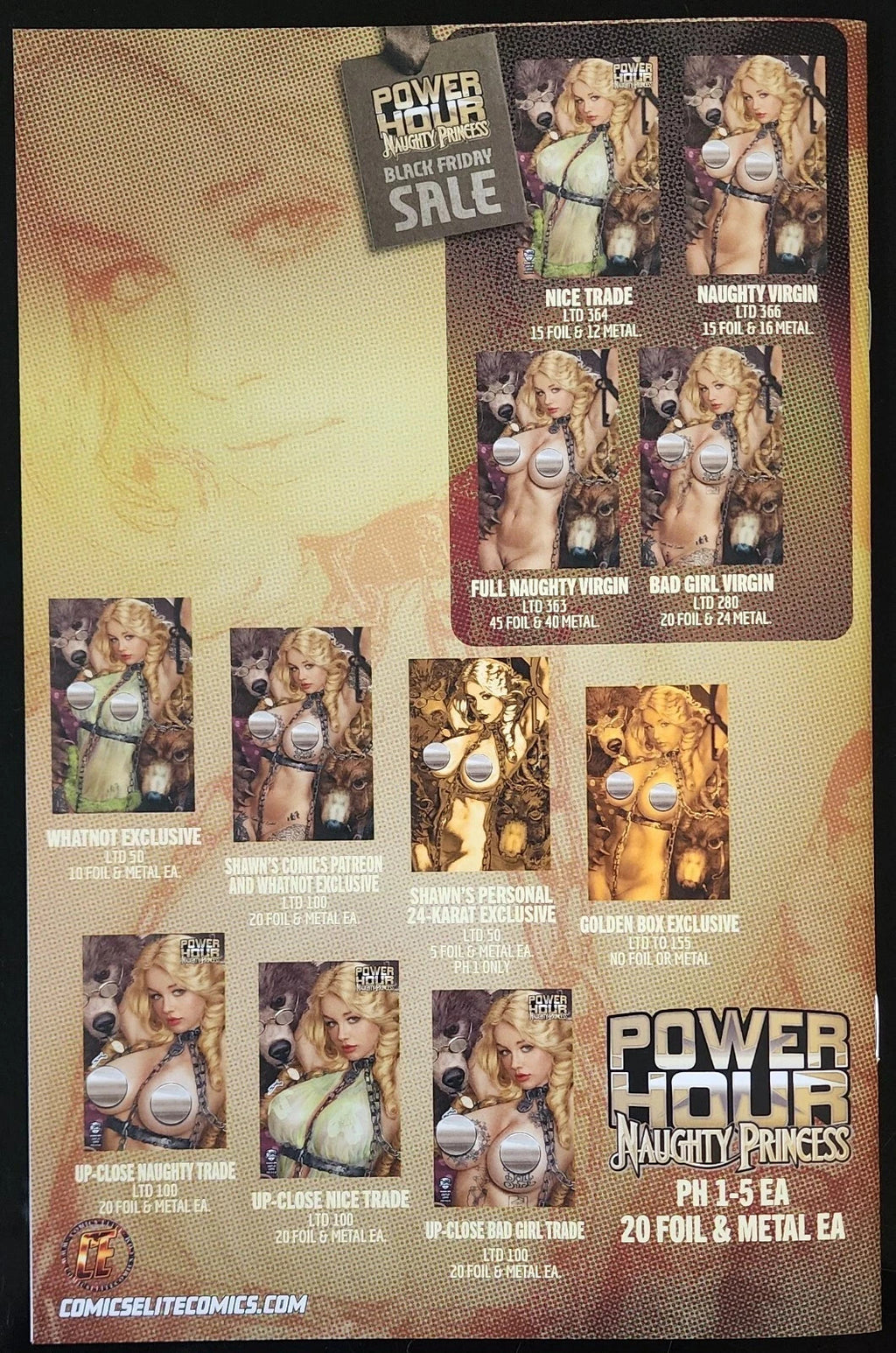 Power Hour Preview #3 Shikarii Goldie 6 Book Boxset including Shawn's Exclusive
