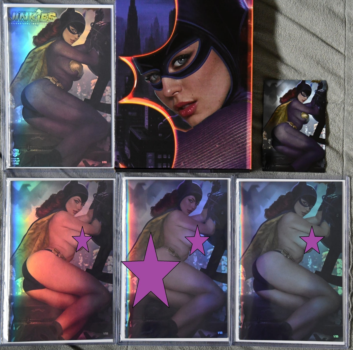 Jinkies #2 Shikarii Bat Babe Patreon Foil Box Set Ltd 35 Number 1 Set