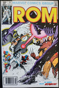 ROM #18 Frank Miller X-Men Crossover Newsstand Vintage 1981 Marvel Comic Book